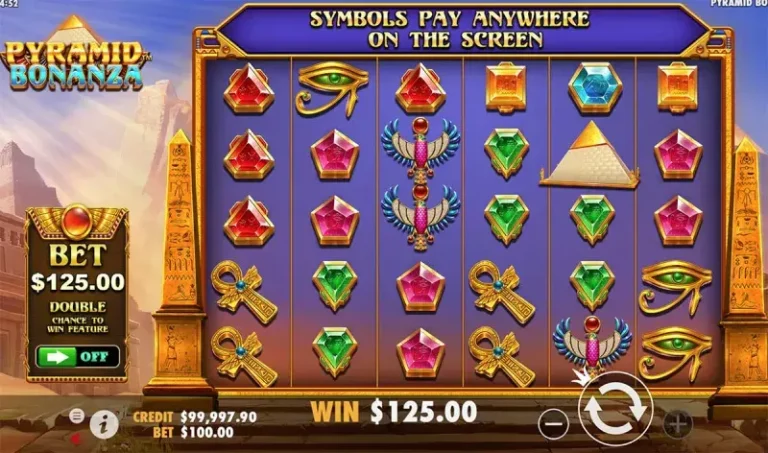 Misteri Mesir dengan Banyak Kejutan Emas di Pyramid Bonanza