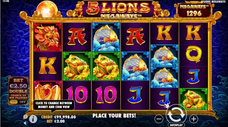 Keseruan dan Peluang Maxwin Besar Dari 5 Lions Megaways